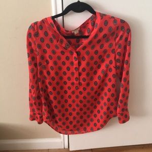 Petite Drapey Henley tunic